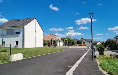 Voirie définitive du lotissement Saint Hubert