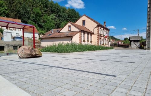 Aménagement du parking de la mairie et des abords de la l'église