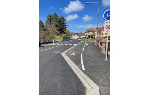 Travaux préparatoires et enrobés rue Jean Jacques Kieffer