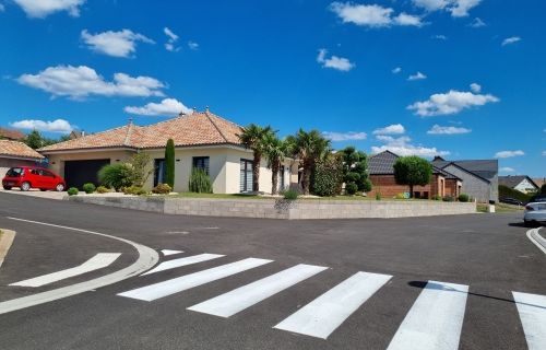 Voirie définitive du lotissement Saint Hubert